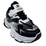 ⁦كوتشي أطفال فاشون مريح بخامة عالية الجودة ونعل مرن مضاد للانزلاق | حذاء سنيكرز عصري للبنات والأولاد | مناسب للمدرسة والخروج اليومي⁩ - الصورة ⁦7⁩