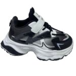 ⁦كوتشي أطفال فاشون مريح بخامة عالية الجودة ونعل مرن مضاد للانزلاق | حذاء سنيكرز عصري للبنات والأولاد | مناسب للمدرسة والخروج اليومي⁩ - الصورة ⁦6⁩