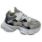 ⁦كوتشي أطفال فاشون مريح بخامة عالية الجودة ونعل مرن مضاد للانزلاق | حذاء سنيكرز عصري للبنات والأولاد | مناسب للمدرسة والخروج اليومي⁩ - الصورة ⁦5⁩