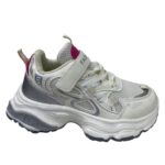 ⁦ksng203 كوتشي أطفال فاشون مريح بخامة عالية الجودة ونعل مرن مضاد للانزلاق | حذاء سنيكرز عصري للبنات والأولاد | مناسب للمدرسة والخروج اليومي⁩ - الصورة ⁦4⁩