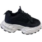 ⁦wsnms128 كوتشي فاشون حريمي مريح وخفيف | سنيكرز نسائي عصري بخامة عالية الجودة ونعل مرن مضاد للانزلاق | مناسب للخروج، الجامعة والعمل اليومي⁩ - الصورة ⁦2⁩