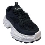 ⁦wsnms128 كوتشي فاشون حريمي مريح وخفيف | سنيكرز نسائي عصري بخامة عالية الجودة ونعل مرن مضاد للانزلاق | مناسب للخروج، الجامعة والعمل اليومي⁩ - الصورة ⁦3⁩