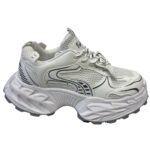 ⁦wsnms128 كوتشي فاشون حريمي مريح وخفيف | سنيكرز نسائي عصري بخامة عالية الجودة ونعل مرن مضاد للانزلاق | مناسب للخروج، الجامعة والعمل اليومي⁩ - الصورة ⁦5⁩