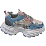 ⁦wsnms128 كوتشي فاشون حريمي مريح وخفيف | سنيكرز نسائي عصري بخامة عالية الجودة ونعل مرن مضاد للانزلاق | مناسب للخروج، الجامعة والعمل اليومي⁩ - الصورة ⁦7⁩