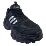 ⁦wsnms129 كوتشي فاشون حريمي مريح وخفيف | سنيكرز نسائي عصري بخامة عالية الجودة ونعل مرن مضاد للانزلاق | مناسب للخروج، الجامعة والعمل اليومي⁩ - الصورة ⁦2⁩