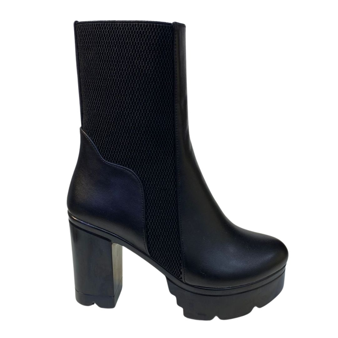 whbw129 هاف بوت حريمي فاشون أنيق ومريح | بوت نسائي شتوي بخامة عالية الجودة ونعل مضاد للانزلاق | مناسب للخروج اليومي والمناسبات الشتوية