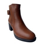 ⁦هاف بوت حريمي فاشون أنيق ومريح | بوت نسائي شتوي بخامة عالية الجودة ونعل مضاد للانزلاق | مناسب للخروج اليومي والمناسبات الشتوية whb449⁩ - الصورة ⁦3⁩