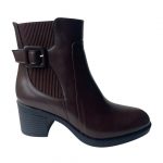 ⁦هاف بوت حريمي فاشون أنيق ومريح | بوت نسائي شتوي بخامة عالية الجودة ونعل مضاد للانزلاق | مناسب للخروج اليومي والمناسبات الشتوية whb449⁩ - الصورة ⁦4⁩