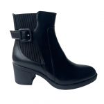 ⁦هاف بوت حريمي فاشون أنيق ومريح | بوت نسائي شتوي بخامة عالية الجودة ونعل مضاد للانزلاق | مناسب للخروج اليومي والمناسبات الشتوية whb449⁩ - الصورة ⁦6⁩