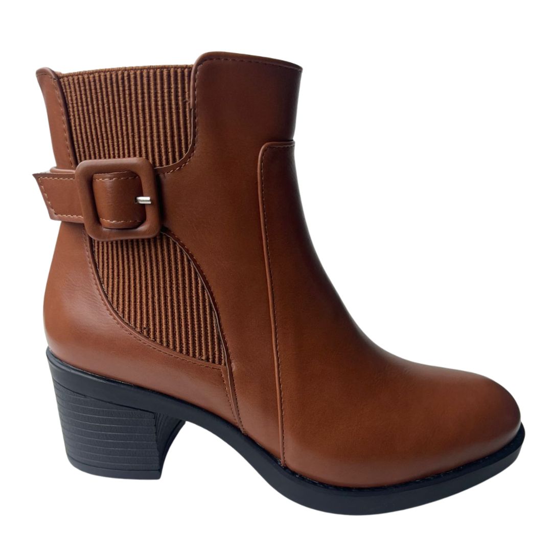 9 هاف بوت حريمي فاشون أنيق ومريح | بوت نسائي شتوي بخامة عالية الجودة ونعل مضاد للانزلاق | مناسب للخروج اليومي والمناسبات الشتوية whb449 - الصورة 1