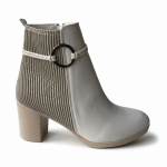 ⁦هاف بوت حريمي فاشون أنيق ومريح | بوت نسائي شتوي بخامة عالية الجودة ونعل مضاد للانزلاق | مناسب للخروج اليومي والمناسبات الشتوية whb706⁩ - الصورة ⁦3⁩